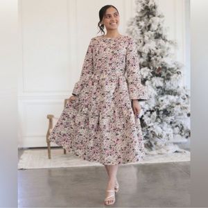 ❗️RESERVED ❗️- WINTERBERRY WISHES DRESS- Dainty Jewells